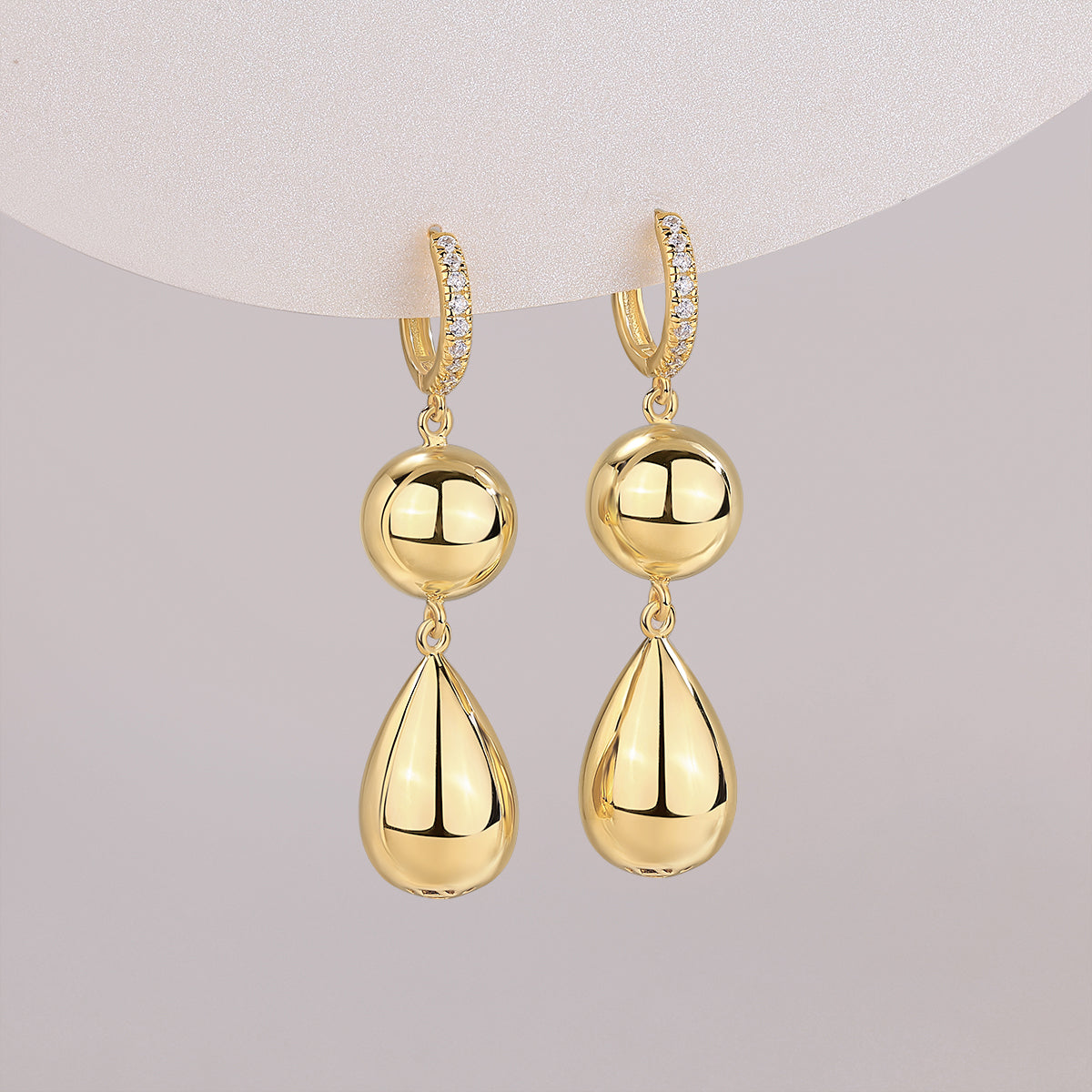 Golden Drop Earrings