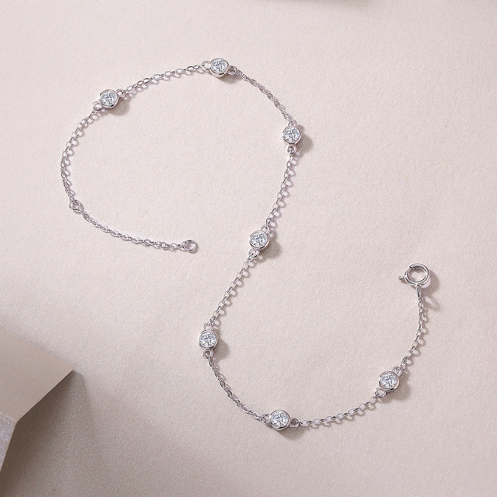 Bubble Spark Moissanite Bracelet