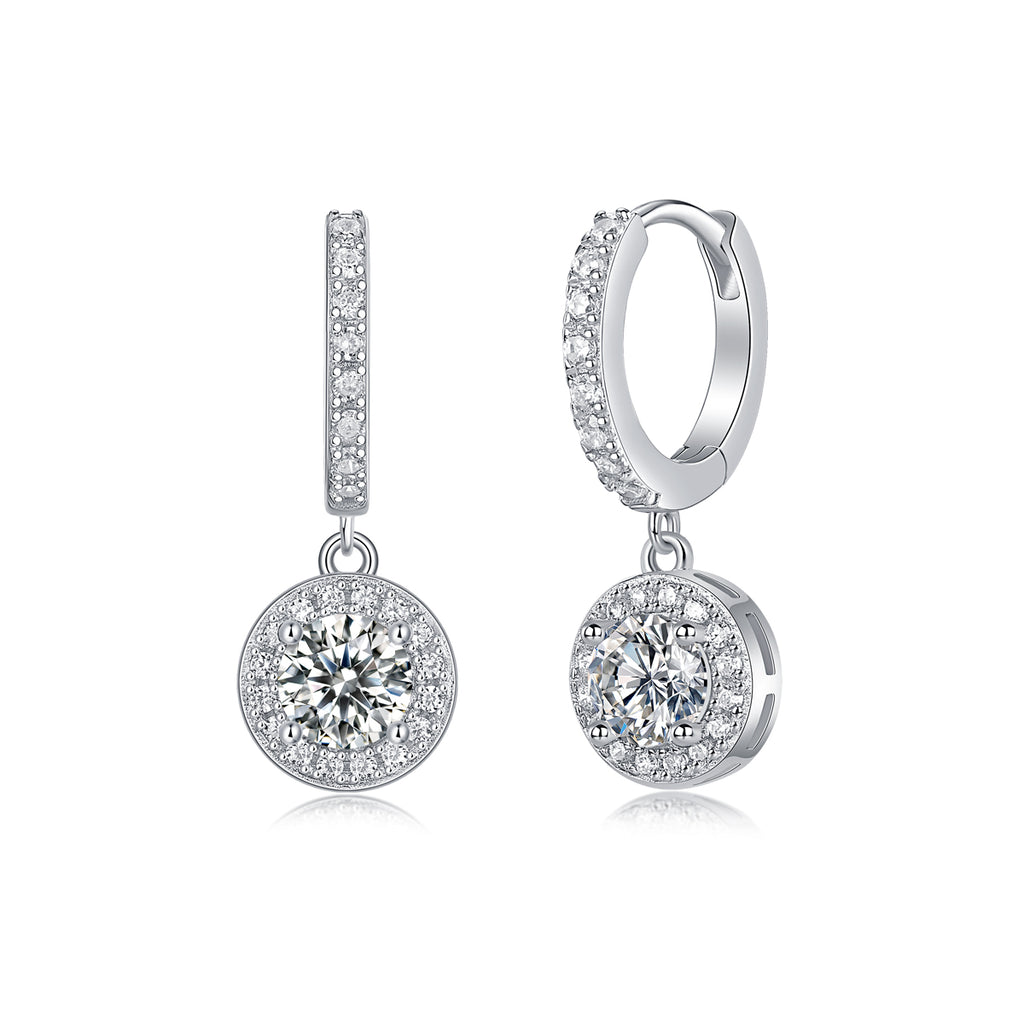 Radiant Halo Drop Earring