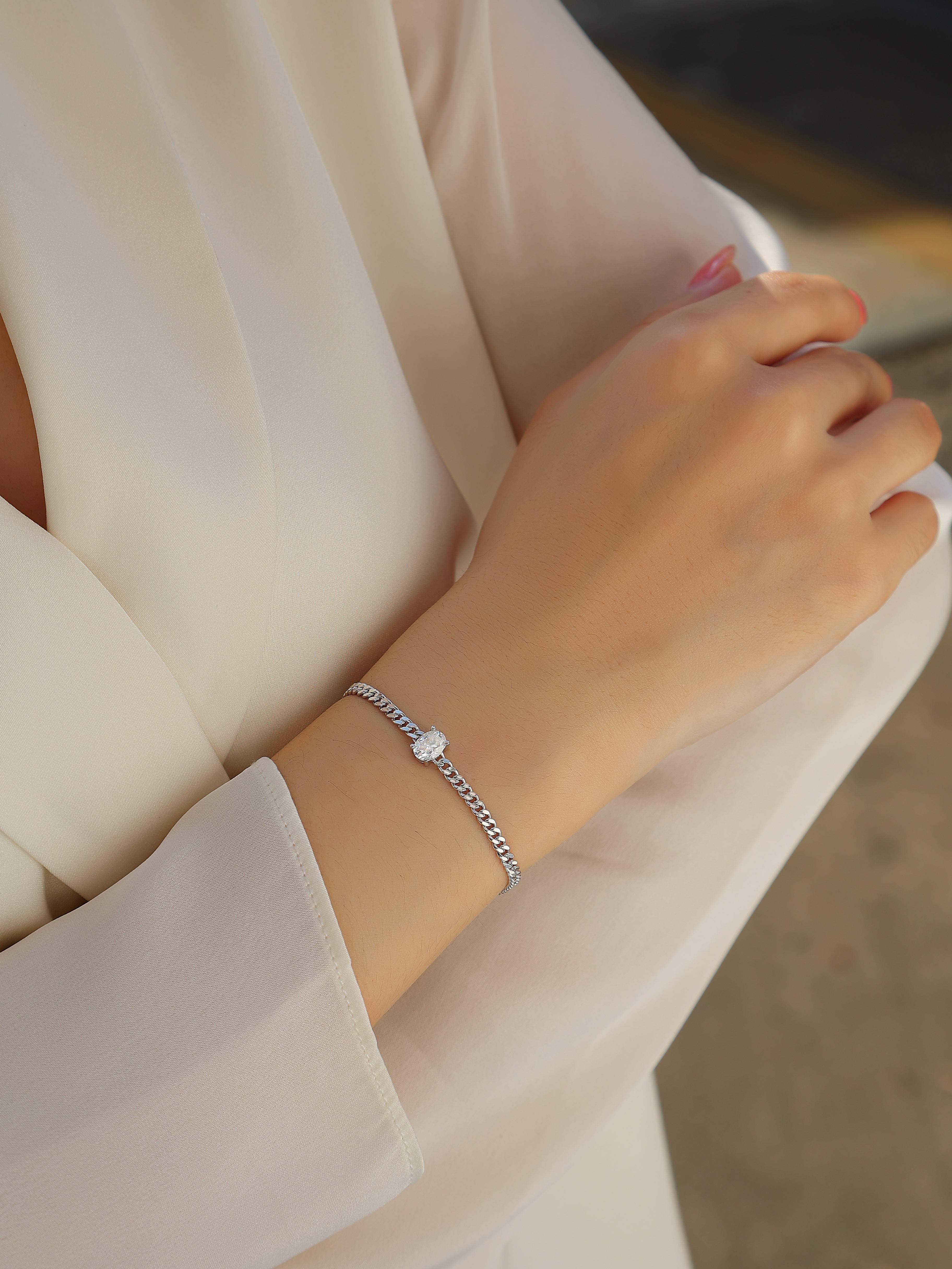 Pure Spark Moissanite Bracelet