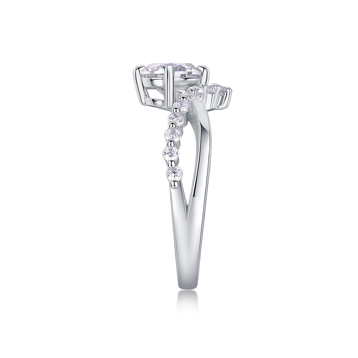 Crown of Love Moissanite Ring