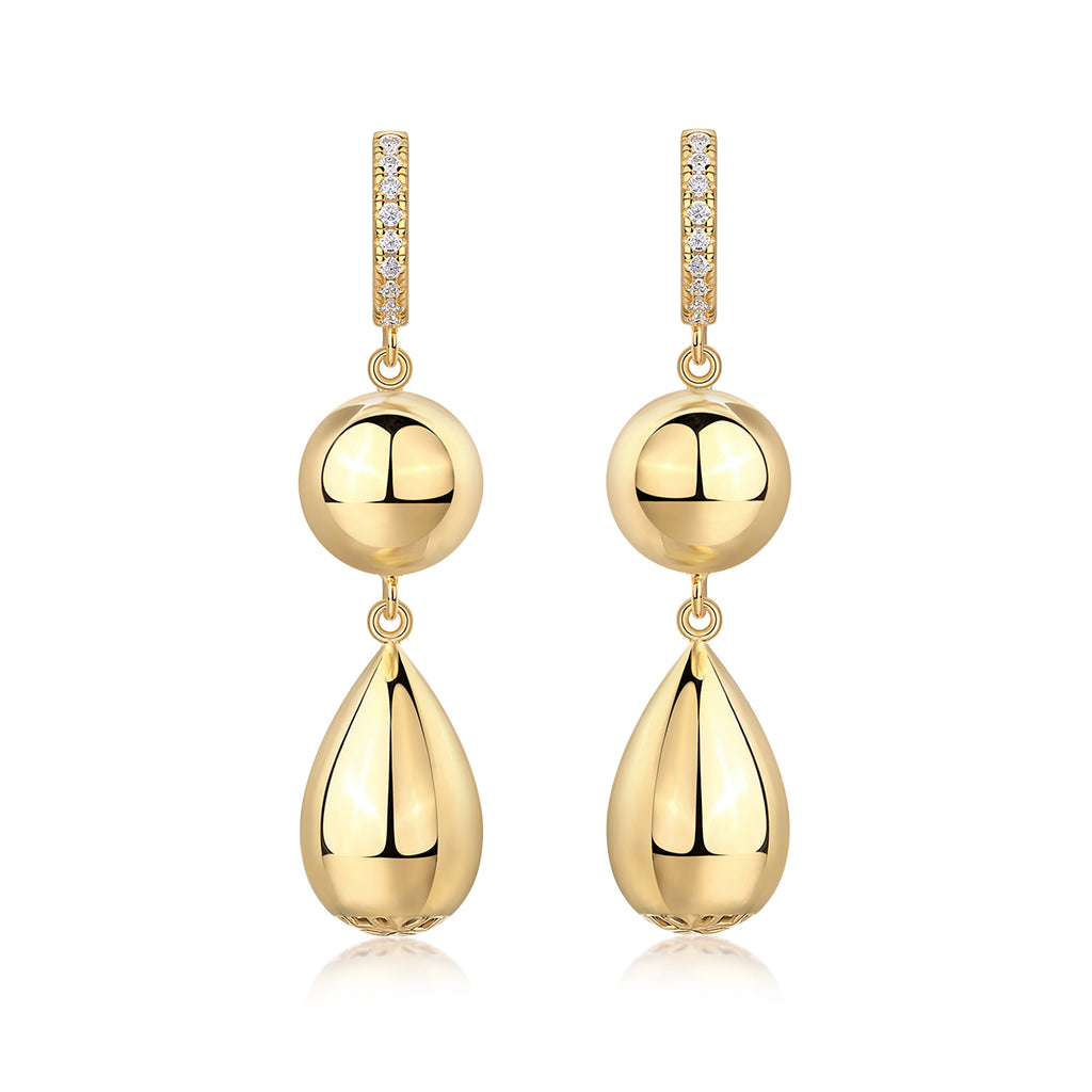 Golden Drop Earrings
