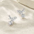 Eternal Bow Moissanite Earrings
