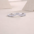 Embrace Curve Moissanite Ring