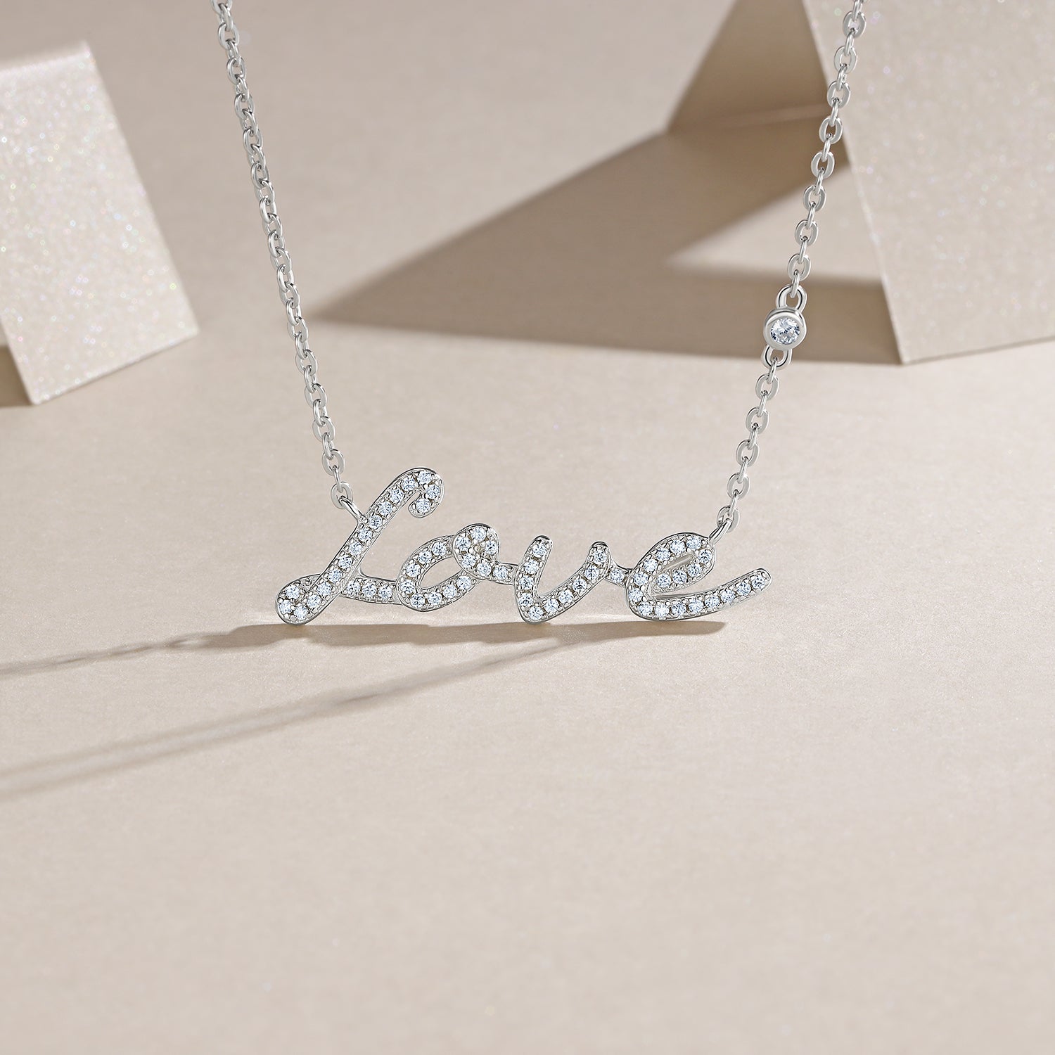 Love Script Necklace